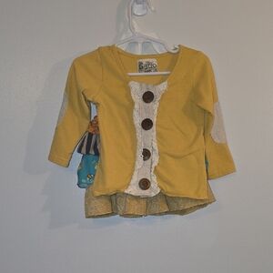 Kids Yellow And Orange Boho Chic Matching Set LOT P